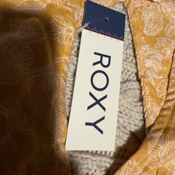 NWT Roxy SZ XS Yellow Floral Women's Dress - Picture 3 of 11